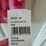 Gerard 3/4 sleeve bar dressy top pink size 18 NEW with tags Image 5