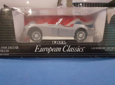 1/18 European classics 1948 jaguar  xk120 Model car