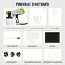 Paint Sprayer, HVLP Electric Spray Gun (800ml/3 Metal Nozzles/3 Patterns), Easy Spraying and Cleaning, for Home Interior and Exterior Walls, Ceiling, Cabinet, Fence, Chair Image 3