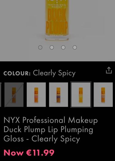NYX Professional Makeup Duck Plump Lip Plumping Gloss - Clearly Spicy