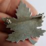 Vintage Bond Boyd Sterling Silver Pin Brooch Maple Leaf 3,9g Image 10