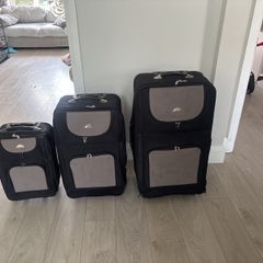 3 Piece Softside Luggage Suitcase Set