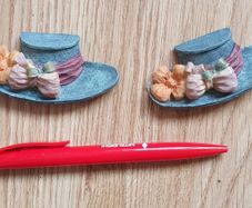 New - 2 Super Cute Easter Bonnets - See Pics For Size - #