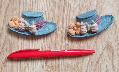 New - 2 Super Cute Easter Bonnets - See Pics For Size - #