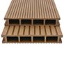 WPC Hollow Decking Boards with Accessories 20 m(sqr) 2.2 m Teak Image 2