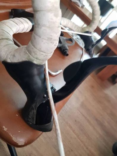racing  handlebars and pedals