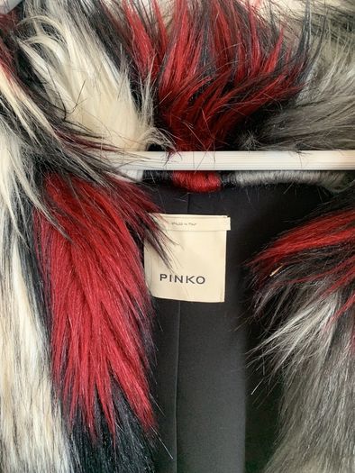 faux fur gillet PINKO