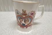 Vintage Prince Charles and Lady Diana wedding mug