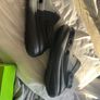 3 pair of black crocs size 8 Image 4