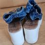 Denim wedges, size 3 Image 4