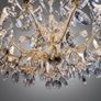 Statement Marie Theresa Crystal & Brass 12 Branch Chandelier Image 2