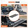 Portable Wheelchair Ramp, 121.9 cm 362.9 kg Capacity, Non-Slip Aluminum Folding Threshold Ramp (Length: 48 inch) Image 5
