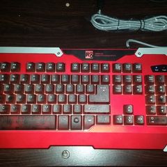 Imitation mechanical keyboard with led light