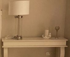 2.  console table excellent condition
