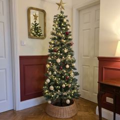 M&S slender 6ft Christmas Tree with lights