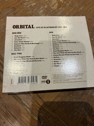 Orbital: Live at Glastonbury 1994-2004 (2xCD+DVD)