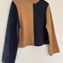 & Other Stories Two-Tone Mock Neck Sweater Image 4