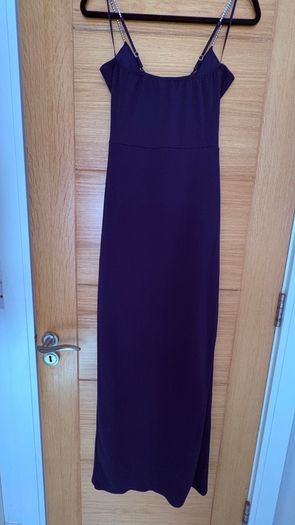 Navy long Dress size uk 8