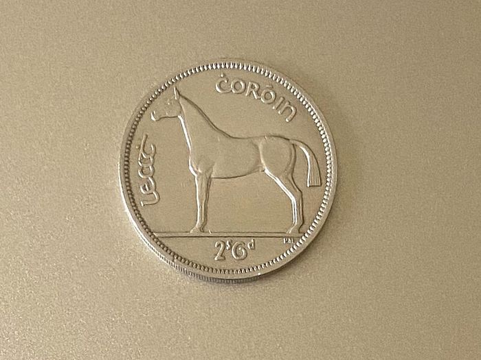 EIRE, 1962 Half Crown. Free Post