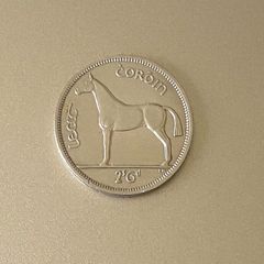 EIRE, 1962 Half Crown. Free Post