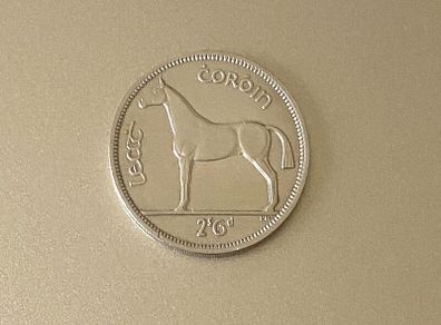 EIRE, 1962 Half Crown. Free Post