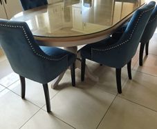 Kitchen table and six chairs