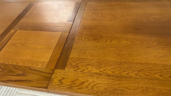 Farmhouse Oak Dining Table Extendable Ex Display Excellent