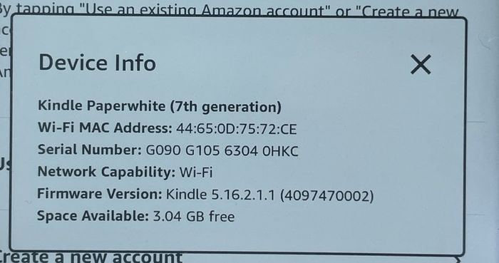 kindle paperwhite 7th Generation 4gb storage