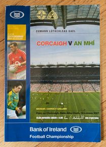 2007 Cork v Meath - GAA All-Ireland Senior Football Championship Semi Final Programme