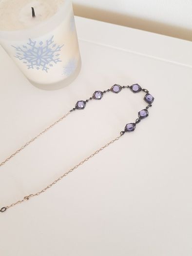 Purple Stones Necklace