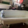 Elegant Antique Original Cast-Iron Bath (6ft) Image 7