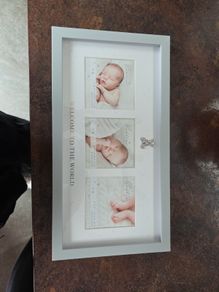 Baby picture frame