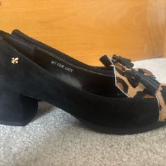 Bourbon by Amy Huberman Suede Heels UK 3