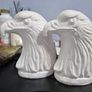 Pair of plaster eagle ornaments Image 4