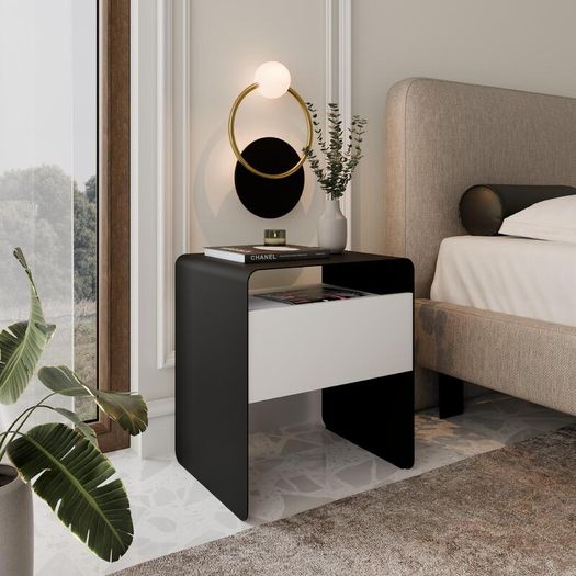 Mono Minimalist Bedside Table with Drawer