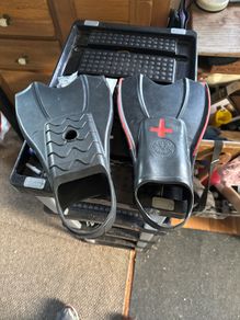 Snorkeling diving fins- large