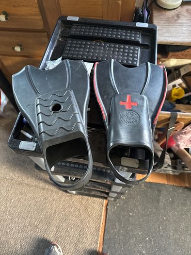 Snorkeling diving fins- large