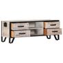 TV Cabinet 120x30x40 cm Solid Acacia Wood Image 4