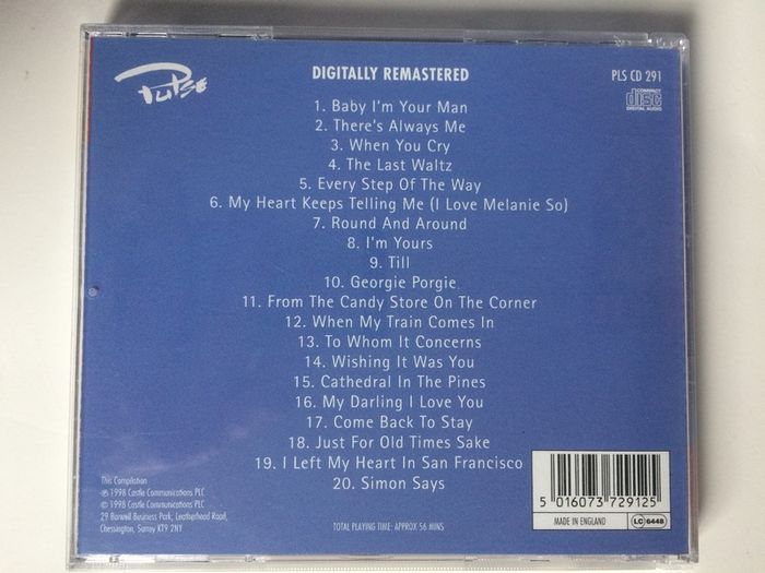 Dickie Rock & The Miami Showband [1998] The Best Of (CD Album)