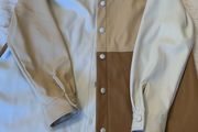 DV8 leather shirt jacket