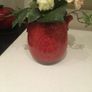 Vintage Rumtopf Ceramic Red Pot - West German Retro Scheurich Keramik 801 -28 Image 3