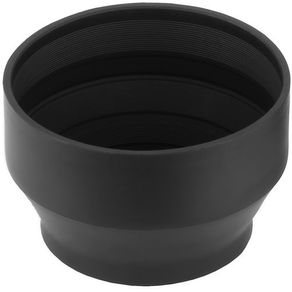 3-In-1 Rubber Lens Hood - 49mm