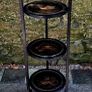 Antique laquered chinoiserie cakestand Image 2