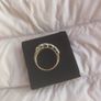 9 Carat Yellow Gold Diamond Ring Image 4