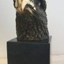 Archibald Thorburn (1860-1935) Eagle Head Sculpture (20cm, 4kg) - Bronze, Marble, Signed Image 5