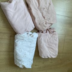 Mamas and Papas set of 4 fitted sheets for cot bed