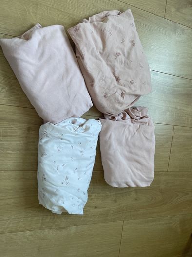 Mamas and Papas set of 4 fitted sheets for cot bed