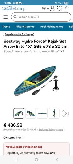 Inflatable kayak