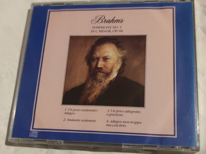 Brahms Symphony No.1 Cd