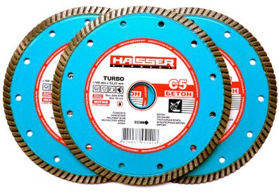 3 diamond blades 180mm , hole 22,23mm